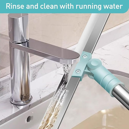 Multifunctional Magic Broom Sweeper Magic Broom Silicone Floor Wiper-180° Rotating Squeegee for Floor, Tile & Window Cleaning,Tile Cleaner and Cleaning Brush Bathroom Squeegee Plastic Wiper